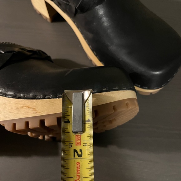 MIA Elsa Leather And Wood Clogs NEW - Picture 8 of 9